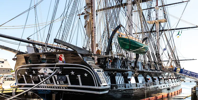 USS Constitution Stern View Scenes from USS Constitution